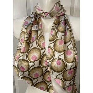 Old Navy Scarf Womens Size Small / Medium Vintage Jan-March 2005 Beige Pink